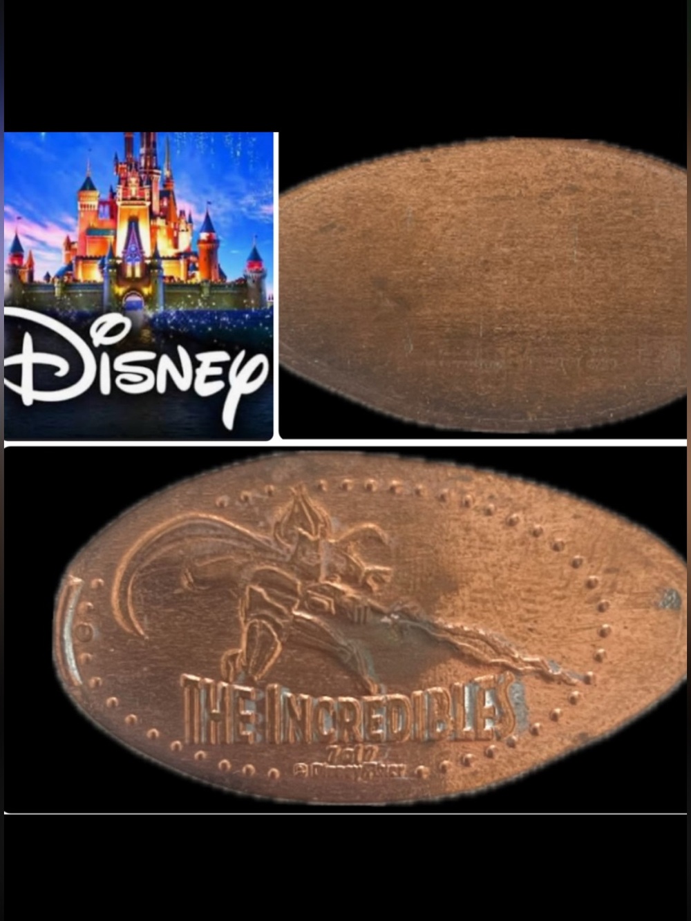 😊 _Disney Pixar's The Incredibles - Syndrome Pressed Penny #7/7
